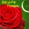 Say Eid Mubarak With Flowers.