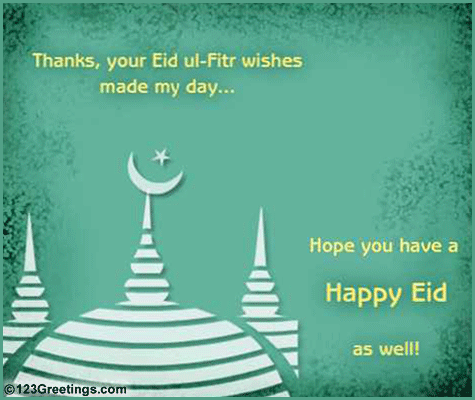 A Happy Eid...