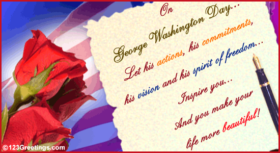 Washington, An Inspiration!