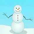 Animated Christmas Snowman.