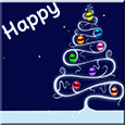 Happy Holidays Christmas Tree.