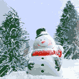 Happy Holidays With A Snowman!