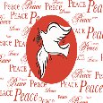Peace With A Dove For Happy Holidays.