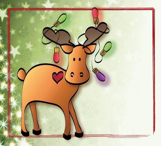 Christmas Thank You Moose! Free Holiday Thank You eCards, Greeting Cards |  123 Greetings