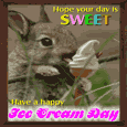 A Happy Ice Cream Day Card.