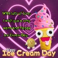 A Warm And Happy Ice Cream Day.