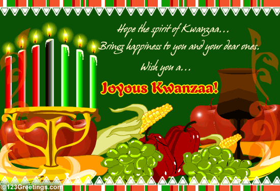 Joyous Kwanzaa.