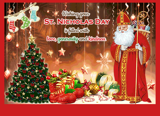 St. Nicholas Day Card.
