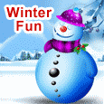 Winter Fun With Snowman!