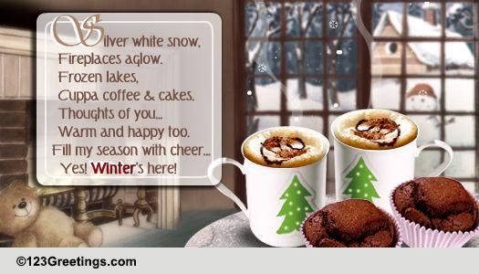 Winter S Here Free Happy Winter Ecards Greeting Cards 123 Greetings