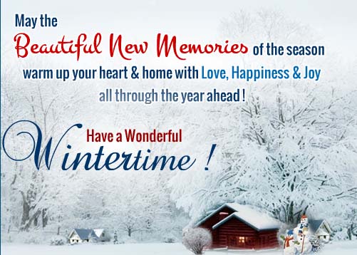 Wonderful Wintertime. Free Happy Winter eCards, Greeting Cards | 123