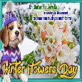 My Winter Flowers Day Card For You.