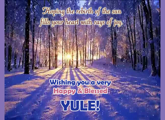 Blessed Yule! Free Yule ECards, Greeting Cards | 123 Greetings