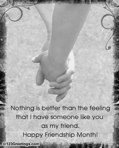 Friendship Feelings...