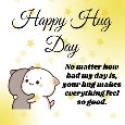 Hug Day Card.
