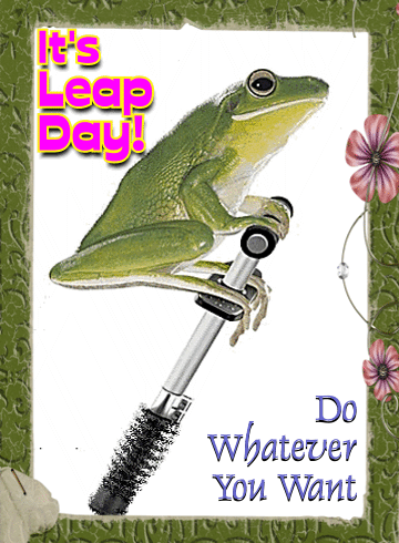 A Leap Day Card.