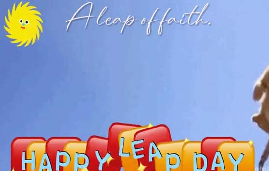 A Leap Of Faith Free Leap Day Ecards Greeting Cards 123 Greetings