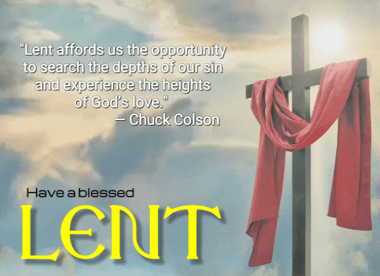A Blessed Lent.