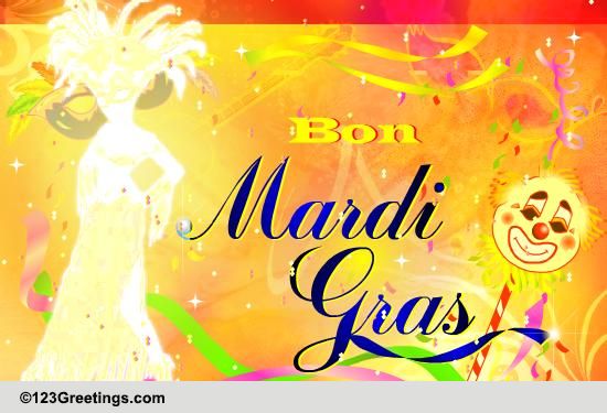 mardi gras greetings in french