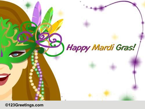 mardi gras cards online