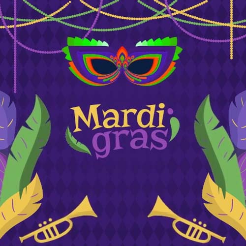 Mardi Gras Invitation. Free Mardi Gras eCards, Greeting Cards 123