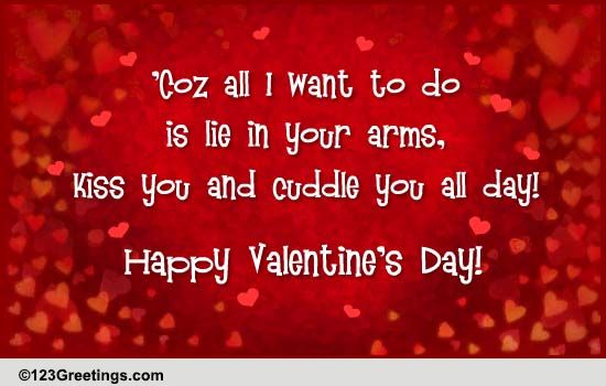 Valentine's Day Ideas! Free For Him eCards, Greeting Cards | 123 Greetings