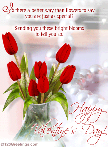 Tulips Say... Free Flowers eCards, Greeting Cards | 123 Greetings