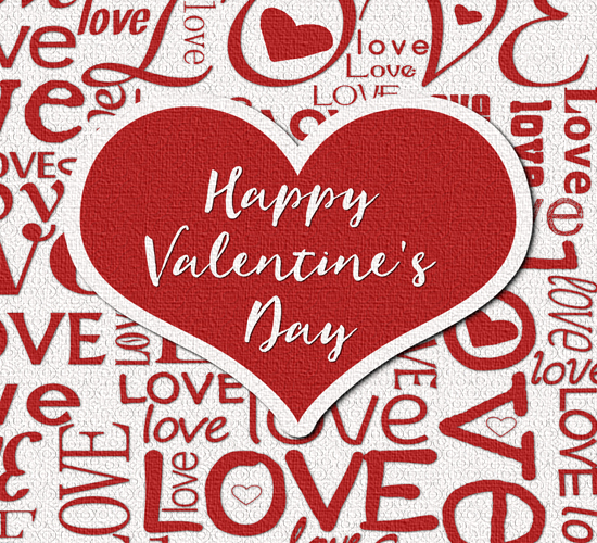 Happy Valentine’s Day. Love Words. Free Happy Valentine's Day eCards