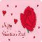 Rose And Hearts For Valentine%92s.