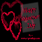 Happy Valentine%92s Day Red Hearts.