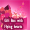 Gift Box With Flying Hearts!