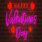 Happy Valentine%92s Day Neon.