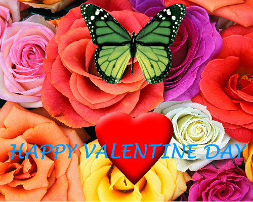 Ecards crads Butterfly Love. Free Happy Valentine's Day eCards, Greeting Cards | 123