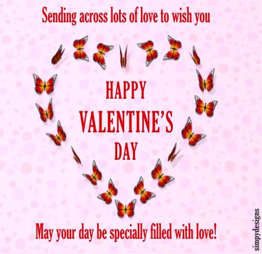 Valentine’s Day Butterflies. Free Happy Valentine’s Day eCards | 123