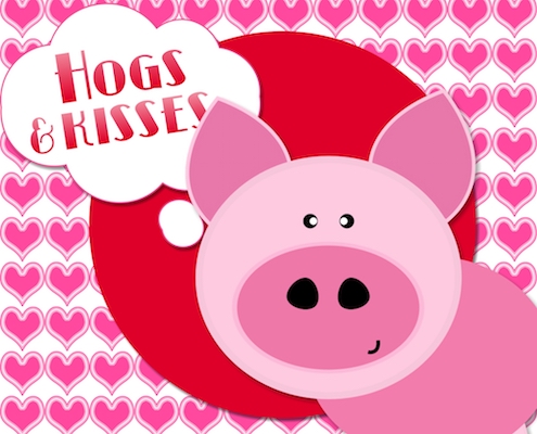 Hogs And Kisses! Free Hugs eCards, Greeting Cards | 123 Greetings