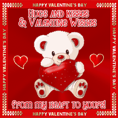 Hugs And Kisses And Valentine Wishes. Free Hugs eCards, Greeting Cards |  123 Greetings