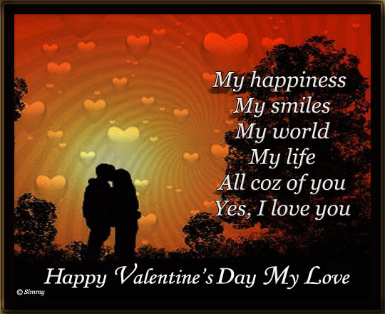 Happy Valentine’s Day Love. Free I Love You eCards, Greeting Cards