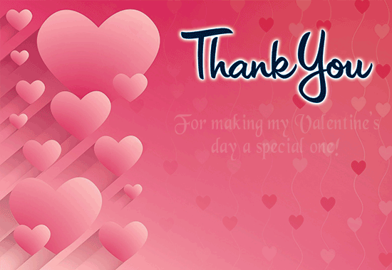 Valentine’s Day Thank You With Heart!