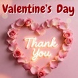 Beautiful Valentine Thank You Ecard