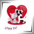 True Love Cats And Dogs Card