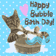Bubble Bath Day Cat...