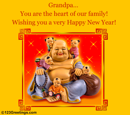 Wish Your Grandfather On New Year! Free Family eCards, Greeting Cards