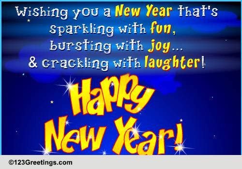 Sparkling Chinese New Year Wish! Free Fireworks Ecards, Greeting Cards 