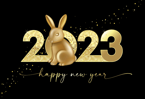Golden Rabbit Chinese New Year. Free Happy Chinese New Year eCards