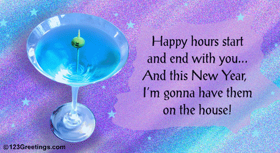 New Year Happy Hours...