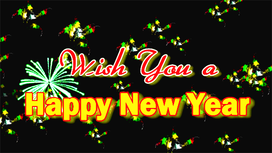 Wish You A Happy New Year. Free Fireworks eCards, Greeting Cards | 123