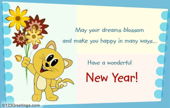 Images Of New Year Greetings. Cute new year wishes.