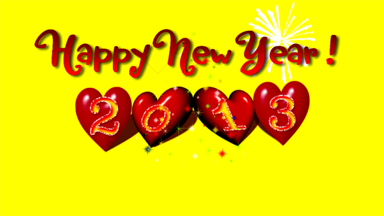 Unique Happy New Year Ecard.