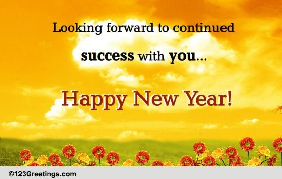 Successful New Year... Free Business Greetings eCards, Greeting Cards