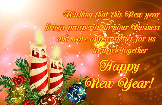 Wishing You A Happy New Year! Free Business Greetings eCards | 123 ...